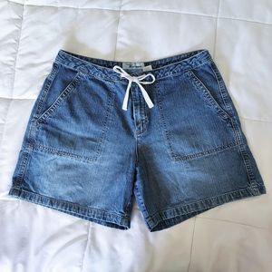 Drawstring Old Navy Blue Jean Shorts size 12